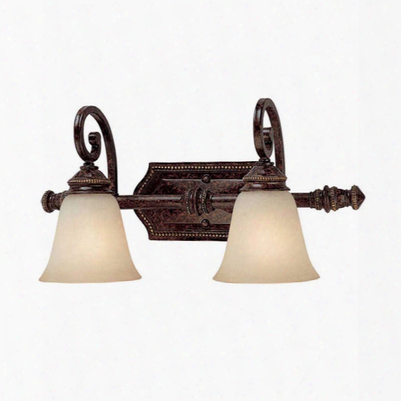 Capital Lighting Barclay 2-light Vanity Fixture In Chesterfield Brown