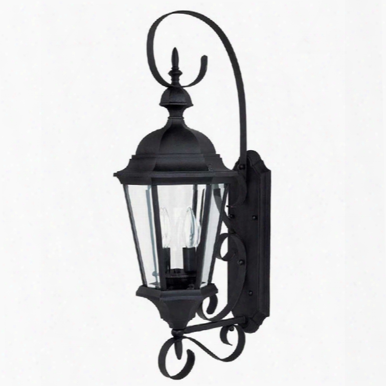 Capital Lighting Carriage House 2-lamp Outdoor Wall Lantern In Black