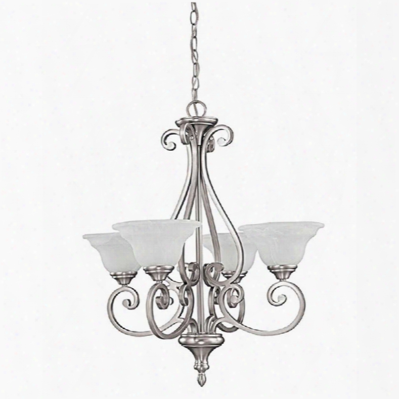 Capital Lighting Chandler 4-light Chandelier In Matte Nickel