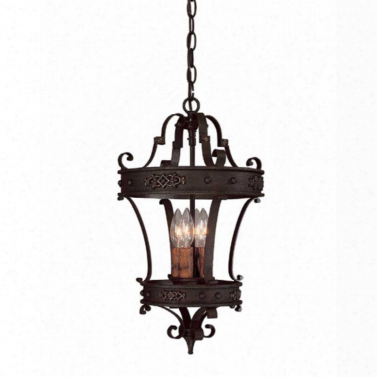 Capital Lighting River Crest 4-light Foyer Fixture In Rustic Iron