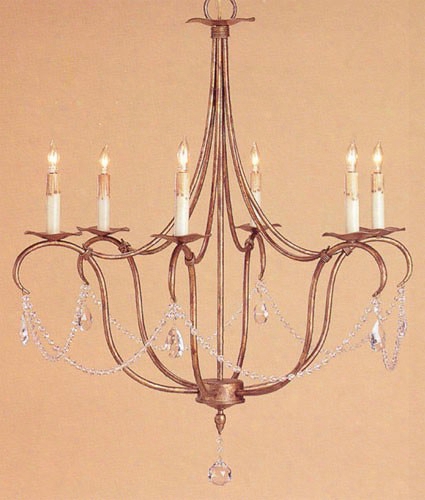 Currey & Company Crystal Lights Chandelier - Small