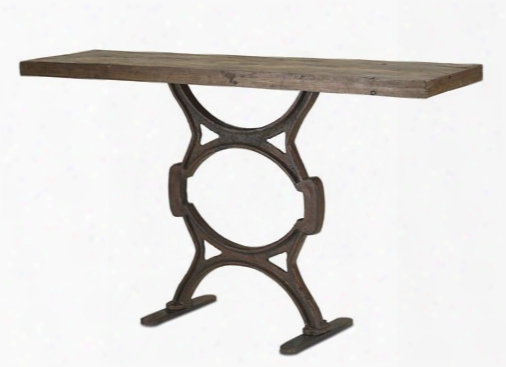 Currey & Company Factory Console Table