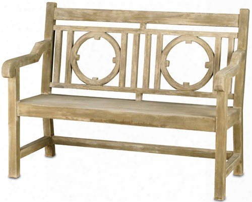 Currey & Company Leagrave Bench - Small