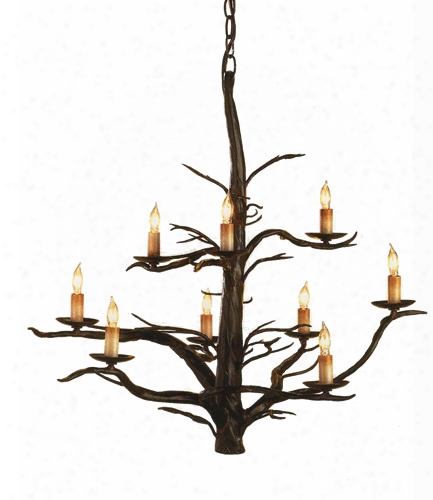 Currey & Company Treetop Chandelier Larg E