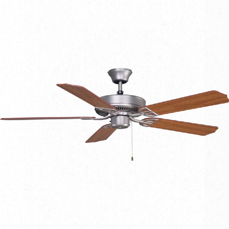 Fanimation Aire Decor Builder Series Fan In Satin Nickel - 220 Volt