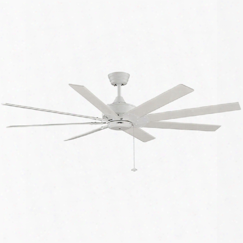 Fanimation Levon 8 Blade Fan In Matte White