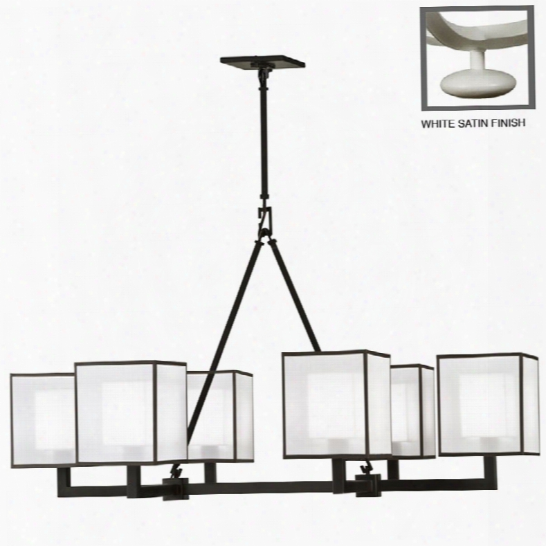 Fine Art Lamps Black + White Story 6-light Chandelier