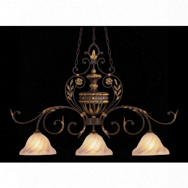 Fine Art Lamps Castile 3-light Island Pendant