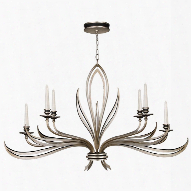 Fine Art Lamps Villandry Silver 6-light Chandelier