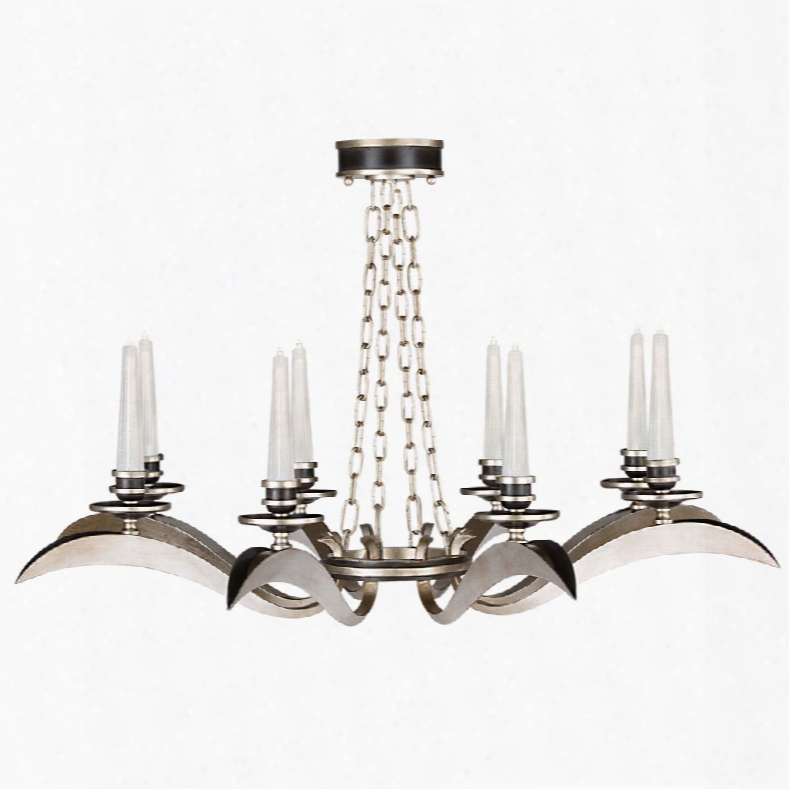 Fine Art Lamps Villandry Silver 8-light Chandelier