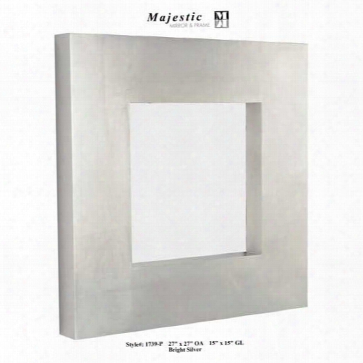 Majestic Mirrors Bold Square Wall Mirror