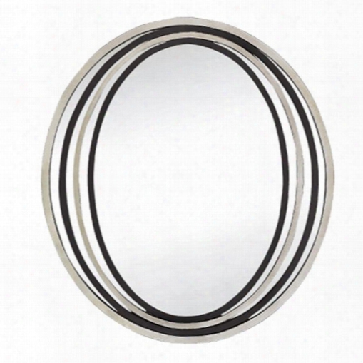 Majestic Mirrors Circular Stripes Mirror