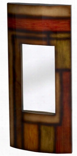 Majestic Mirrors Glossy Hand-painted Wall Mirror