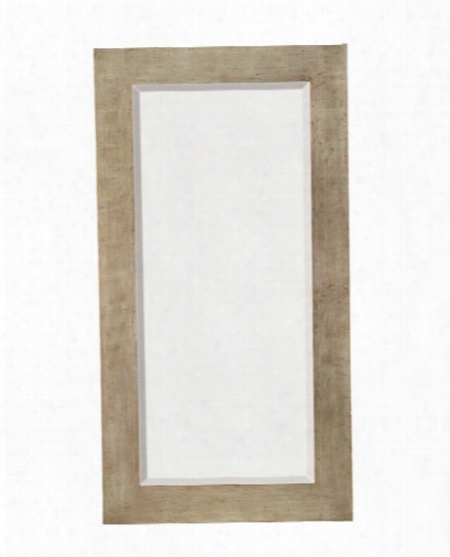 Majestic Mirrors Rectangular Antique Silver Wall Mirror
