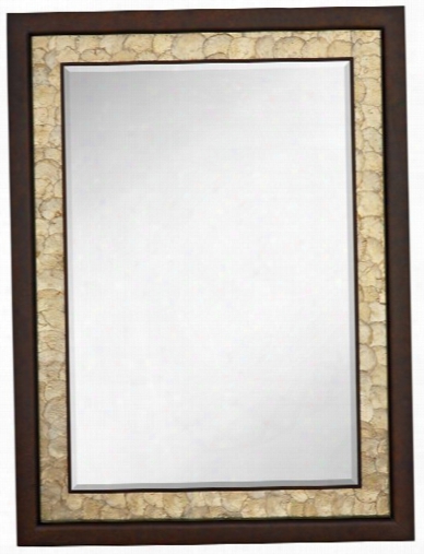 Majestic Mirrors Rectangular Capiz Shell Mirror