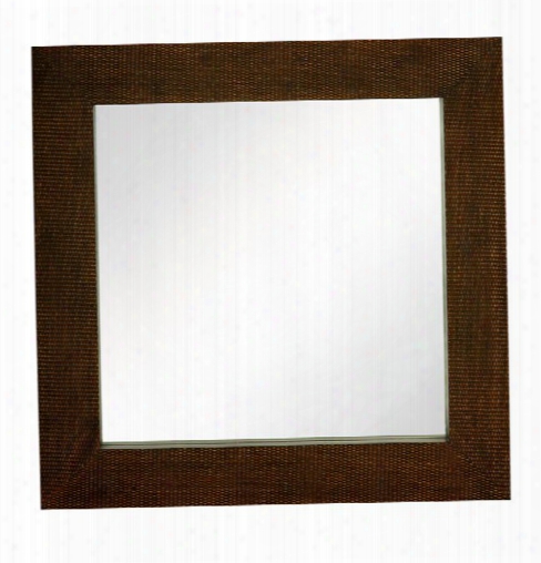 Majestic Mirrors Square Textured-frame Mirror