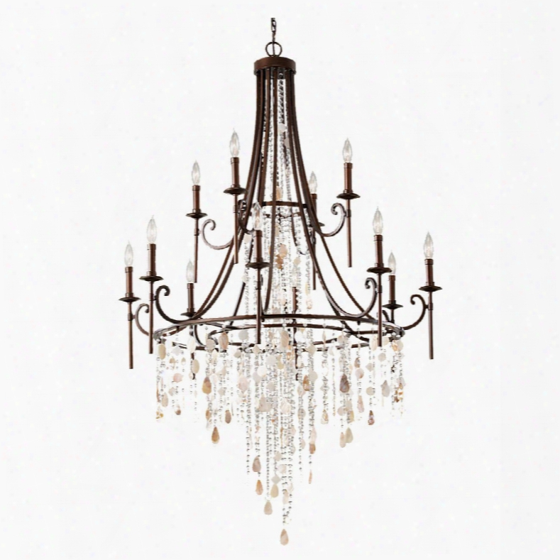 Murray Feiss Cascade 12-light Multi Tier Chandelier