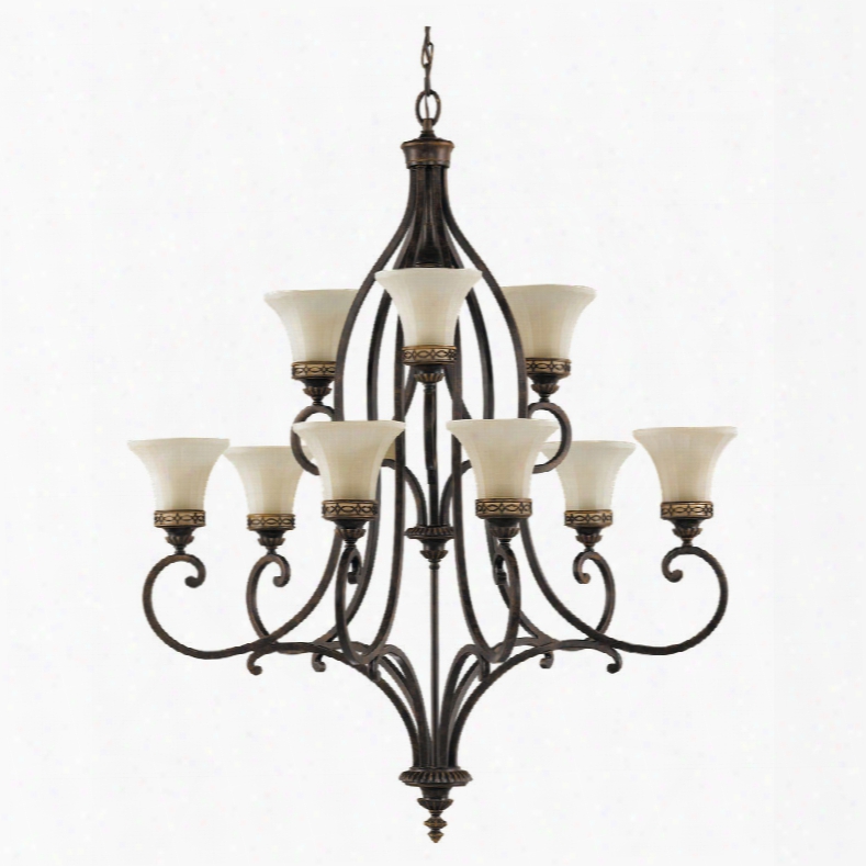 Murray Feiss Drawing Room 9-light Multi Tier Chandelier