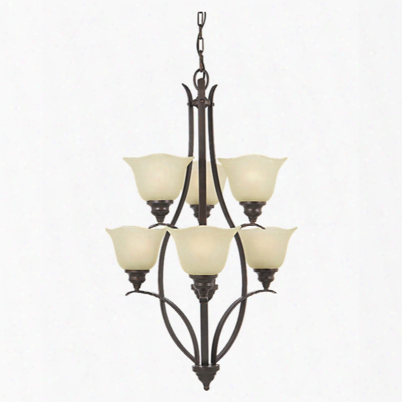 Murray Feiss Morningside 6--light Multi Tier Chandelier