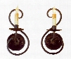 Currey & Company Iron Flourish Wall Sconce Pair