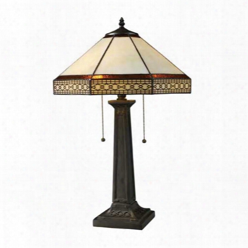 Dimond Legacies Stone Filigree Table Lamp