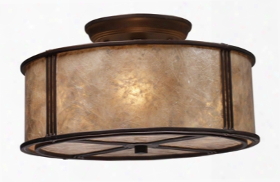 Elk Barringer 3-light Semi-flush