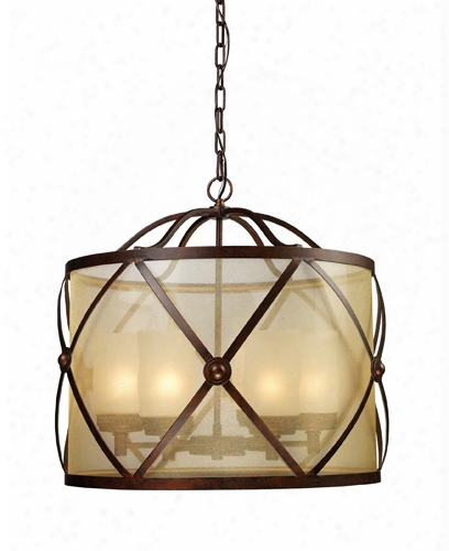 El Cumberland 6-light Chandelier In Classic Bronze