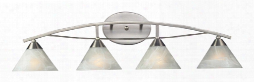 Elk Elysburg 4-light Vanity In Satin Nickel