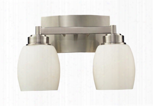 Elk Northport 2-light Vanity In Satin Nickel