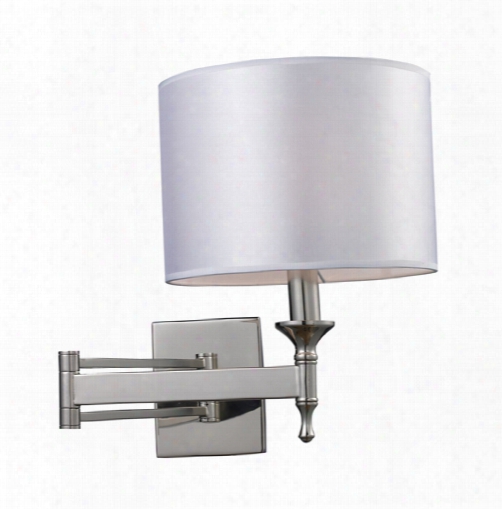 Elk Pembroke 1-light Sconce Swing Arm In Polished Nickel