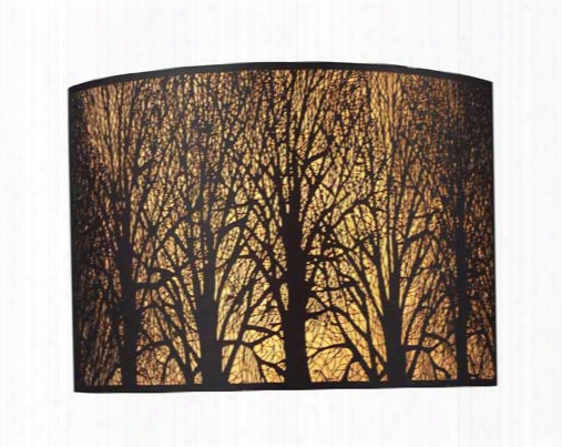 Elk Woodland Sunrise 2-light Sconce In Aged Bronze