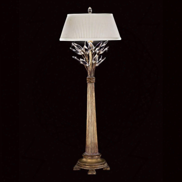 Fine Art Lamps Crystal Laurel Gold Console Lamp