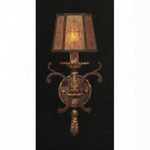 Fine Art Lamps Epicurean Single Sconce With Shade