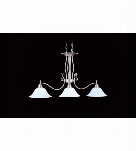 Framburg Black Forest 3-light Island Chandelier