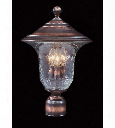 Framburg Carcassonne 3-light 10.5 Inch Exterior Post Lantern