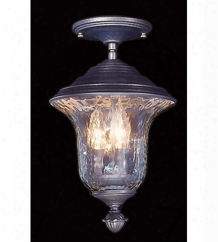 Framburg Carcassonne 3-light 8.5 Inch Exterior Ceiling Lantern