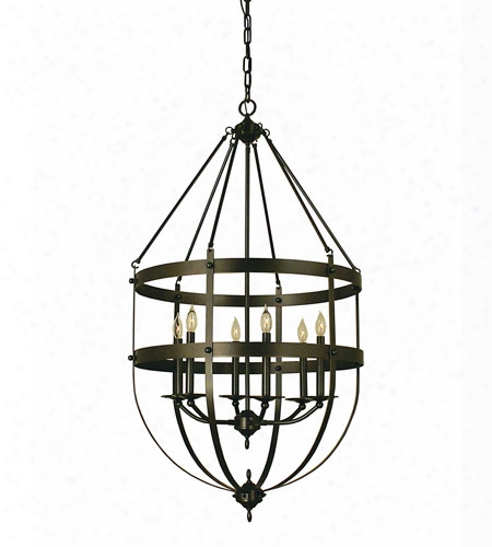 Framburg Hannover 6-light Foyer Chandelier