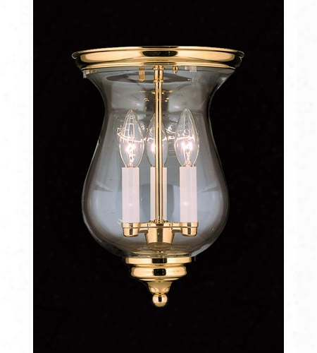 Framburg J Amestown 3-light Metal Semi Flush Mount