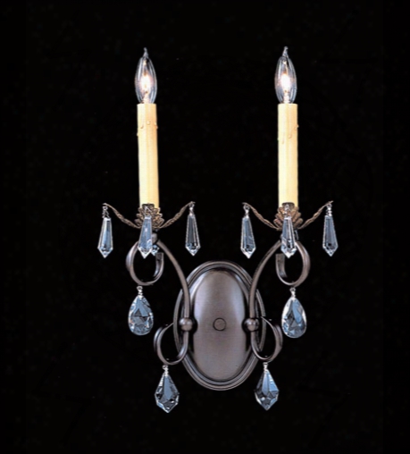 Framburg Liebestraum 2-light Metal Sconce