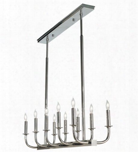 Framburg Moderne 10-ight Dining Chandelier