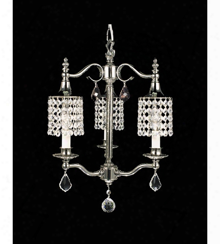 Framburg Princessa 3-light Mini Chandelier