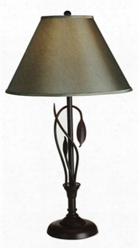 Hubbardton Forge Forged Leaves And Vase Table Lamp