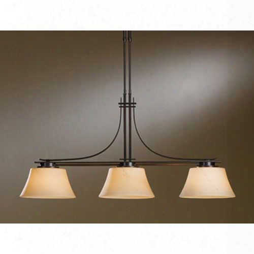 Hubbardton Forge Modern Prairie 3-light Pendant - Fluorescent