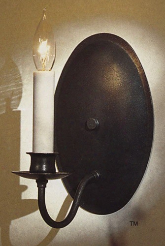 Hubbardton Forge One Petite Candle Oval Bacl Sconce