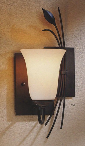 Hubbardton Forge Panel And Leaf Right Side Single Sconce