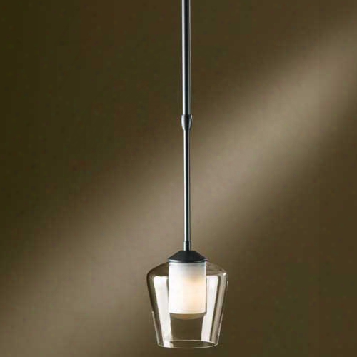 Hubbardton Forge Simple Custom Pendant With Double Glass