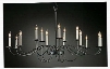 Hubbardton Forge Round Forged Iron 15-Arm Chandelier