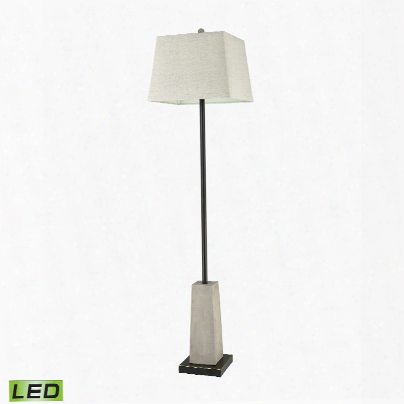 Dimond Lighting Concrete Blond Floor Lamp