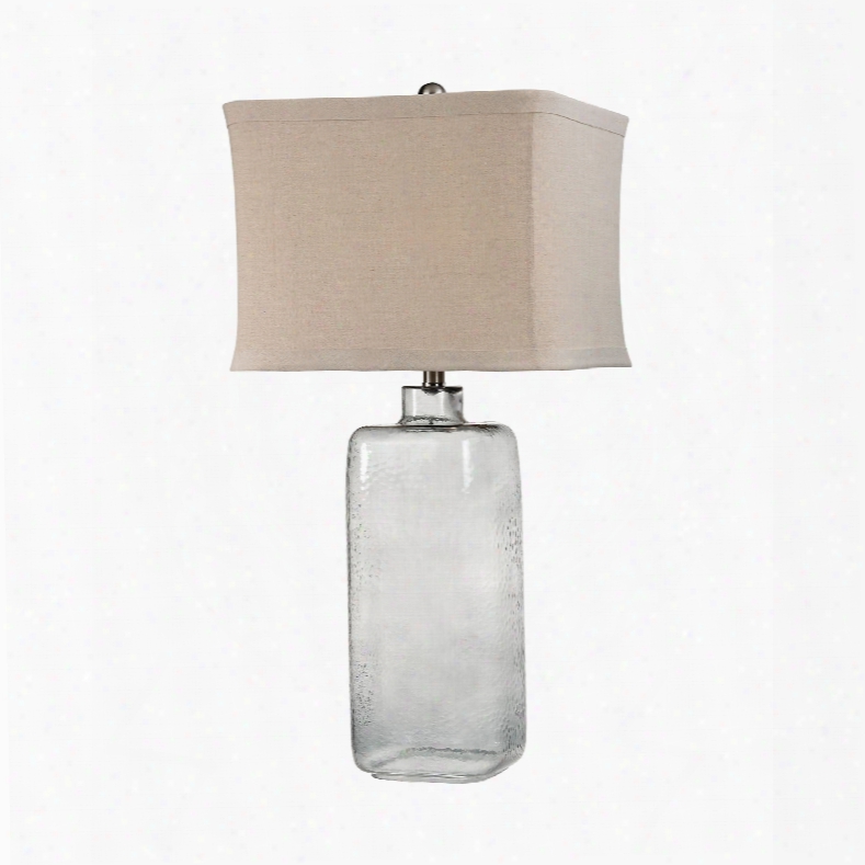 Dimond Lighting Hammered Glass 1-light Table Lamp In Grey Smoke