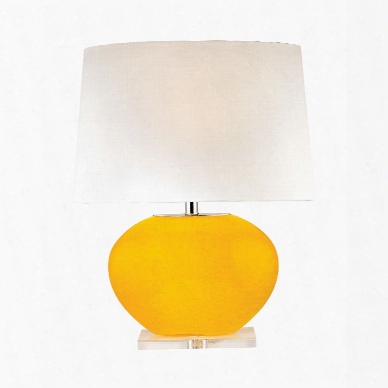 Dimond Lighting Marigold Bowl 1-light Table Lamp In Yellow